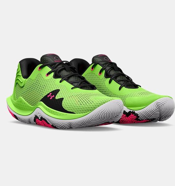 Yeşil Unisex UA Spawn 4 Basketbol Ayakkabısı
