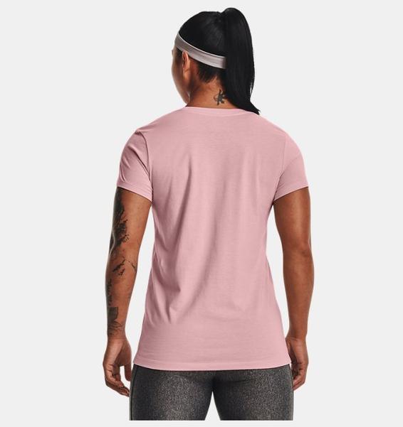 Pembe Kadın UA Sportstyle Graphic Kısa Kollu