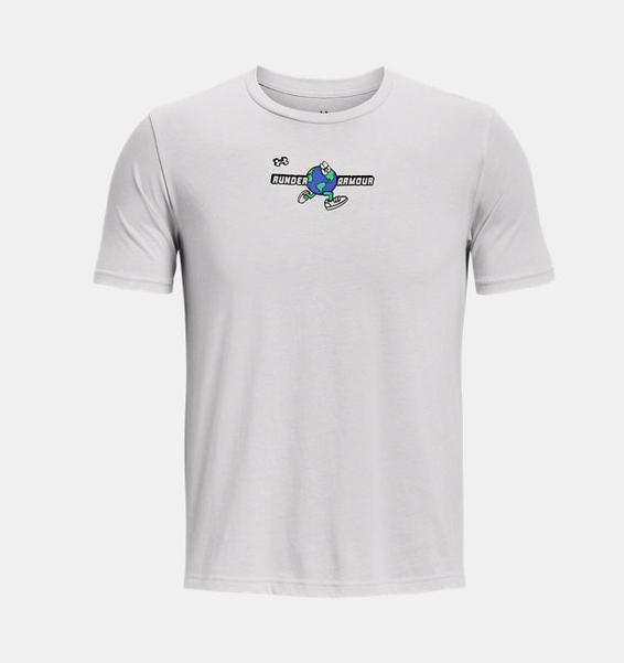 Gri Erkek UA Koşuder Armour Kısa Kollu