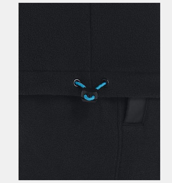 Siyah Erkek ColdGear® Infrared Utility ½ Fermuarlı Mont