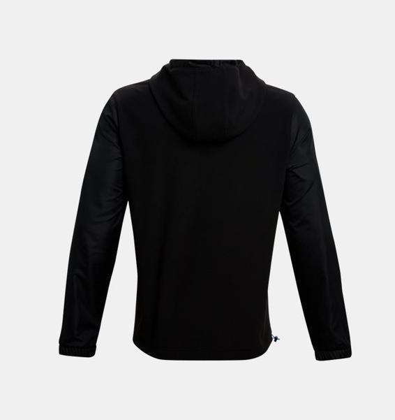 Siyah Erkek ColdGear® Infrared Utility ½ Fermuarlı Mont