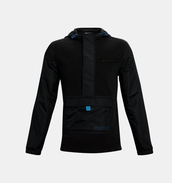 Siyah Erkek ColdGear® Infrared Utility ½ Fermuarlı Mont