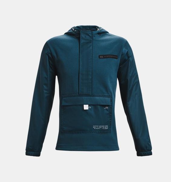 Mavi Erkek ColdGear® Infrared Utility ½ Fermuarlı Mont