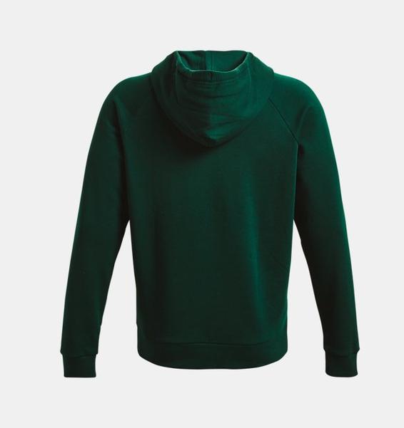 Yeşil Erkek UA Rival Fleece Big Logo Kapüşonlu Üst