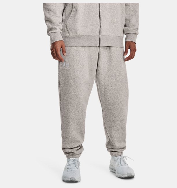 Erkek UA Essential Fleece  Eşofman Altı Gri