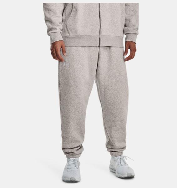 Gri Erkek UA Essential Fleece  Eşofman Altı