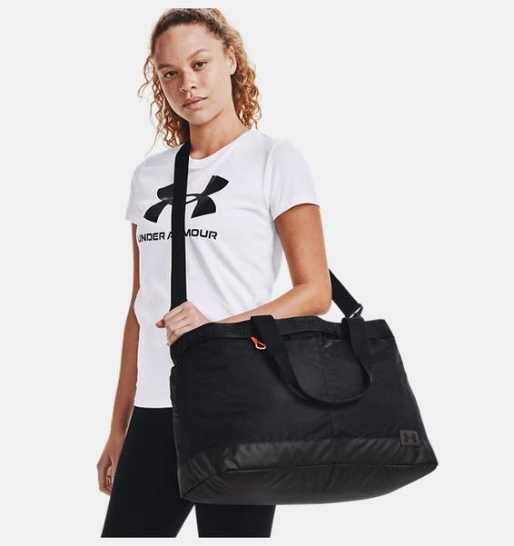 Siyah Kadın UA Essentials Signature El Çantası
