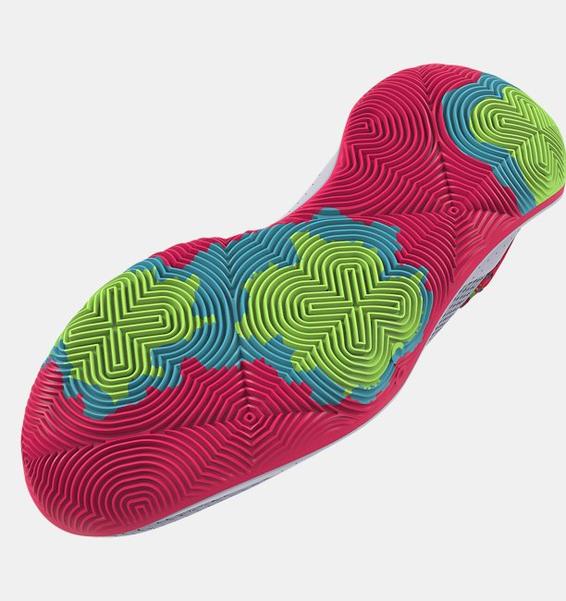 Gri Unisex UA Spawn 4 Baskılı Basketbol Ayakkabısı