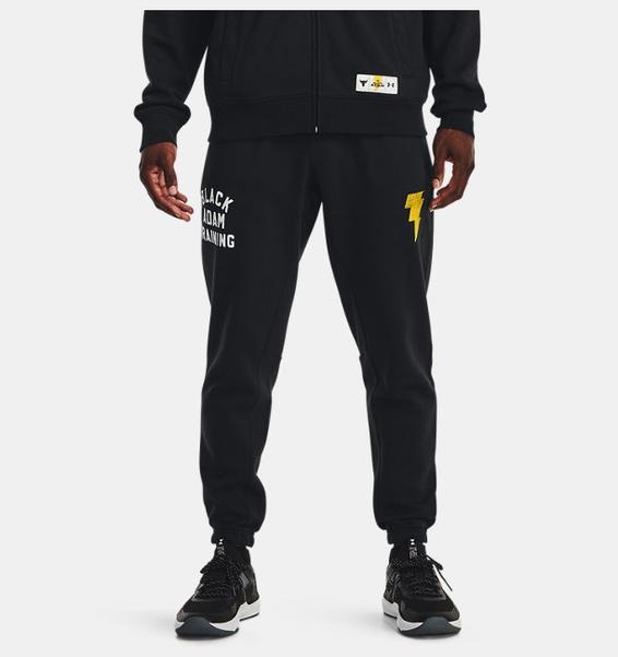 Siyah Erkek Project Rock Rival Fleece Black Adam  Eşofman Altı
