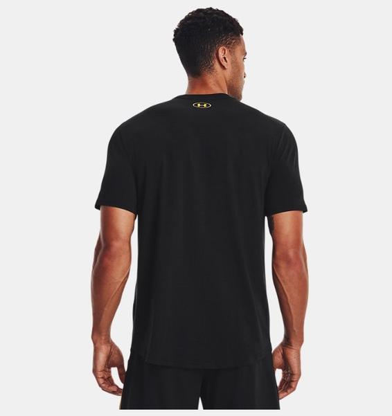 Siyah Erkek Project Rock Black Adam Graphic Kısa Kollu