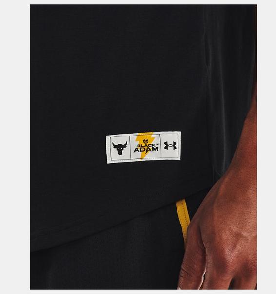 Siyah Erkek Project Rock Black Adam Graphic Kısa Kollu