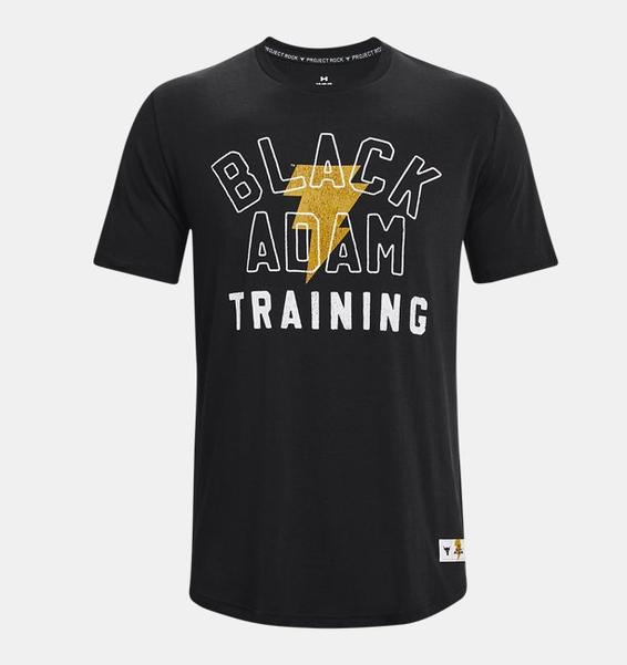 Siyah Erkek Project Rock Black Adam Graphic Kısa Kollu