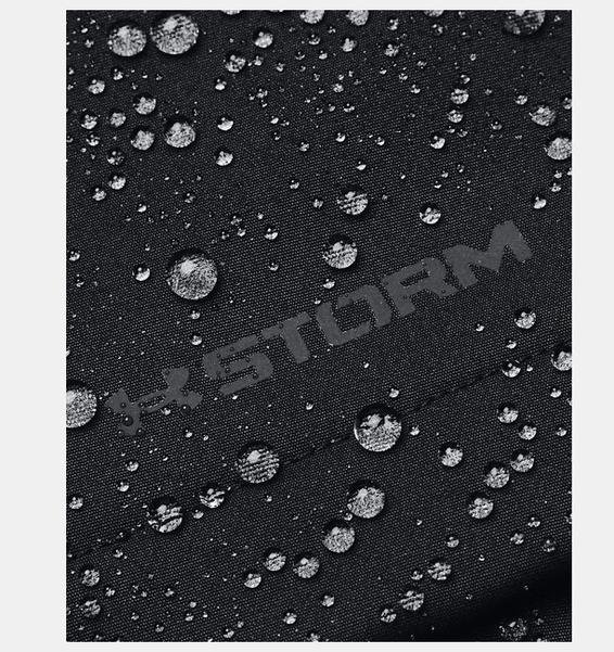 Siyah Erkek UA Storm ColdGear® Infrared Shield 2.0 Kapüşonlu Mont