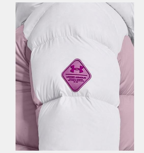 Beyaz Kadın UA Storm ColdGear® Infrared Down Blocked Mont