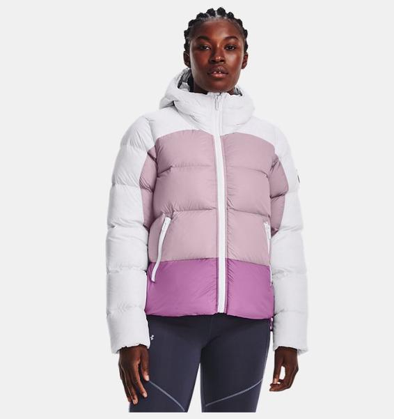 Beyaz Kadın UA Storm ColdGear® Infrared Down Blocked Mont