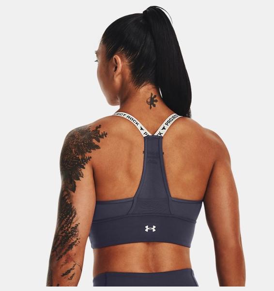 Lacivert Kadın Project Rock Infinity Mid Spor Sütyeni