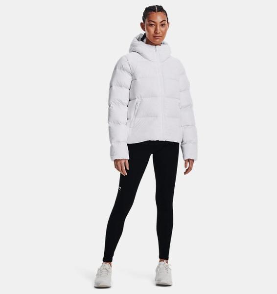 Beyaz Kadın UA Storm ColdGear® Infrared Down Mont