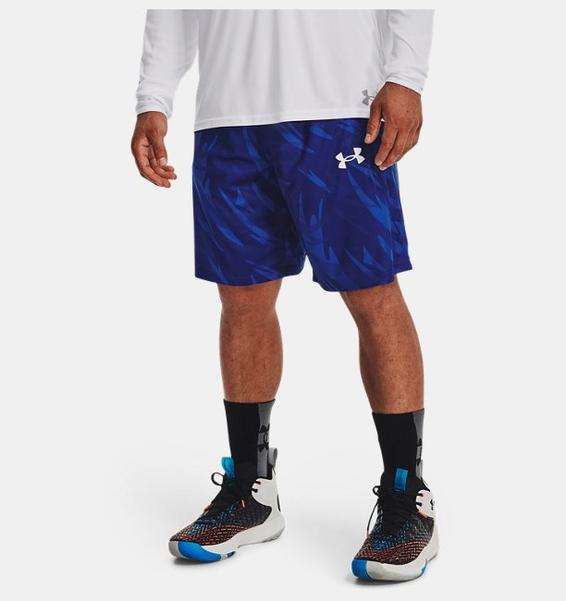 Mavi Erkek UA Baseline 25,4 cm Baskılı Şort