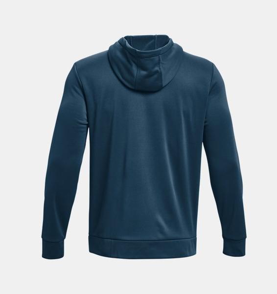 Mavi Erkek Armour Fleece® Tam Boy Fermuarlı Kapüşonlu Üst