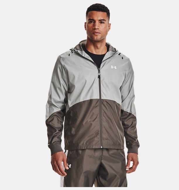Erkek UA Legacy Windbreaker Mont Gri