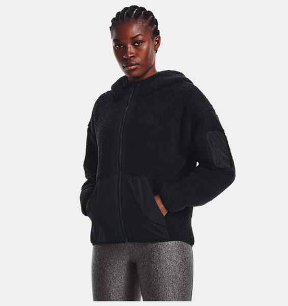 Siyah UA SHERPA FLEECE FZ