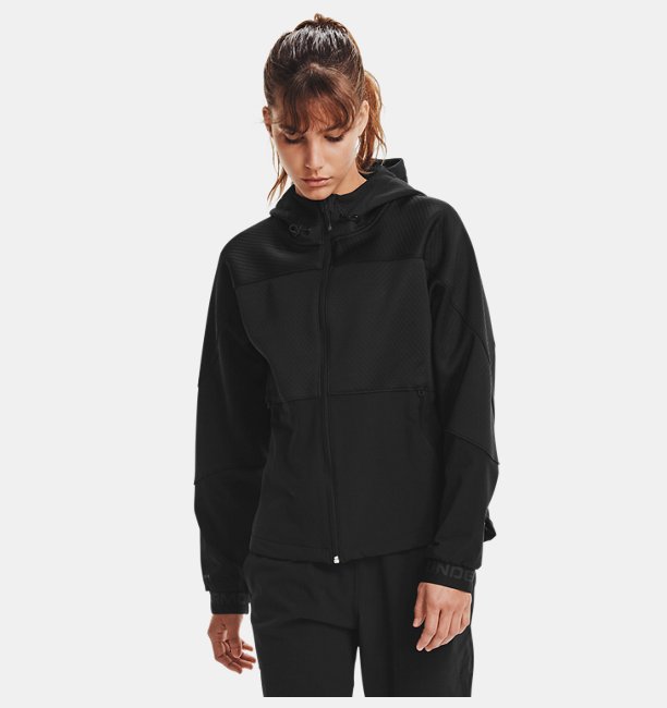 Kadın UA Storm RUSH™ Swacket Siyah