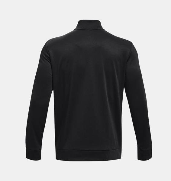 Siyah Erkek UA Armour Fleece 1/4 Fermuarlı Sweatshirt