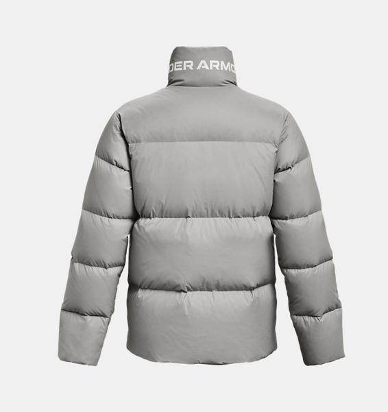 Gri Erkek UA Storm Armour Down Şişme Mont