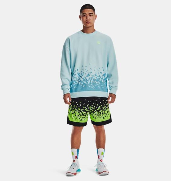 Siyah Erkek Curry Collab Mesh Şort