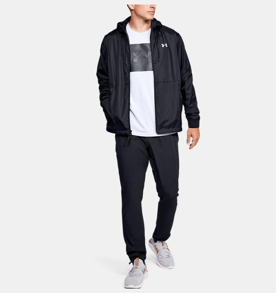 Siyah Erkek UA Legacy Windbreaker Mont