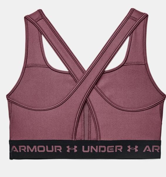 Mor Kadın Armour® Mid Çapraz Sırtlı Spor Sütyeni