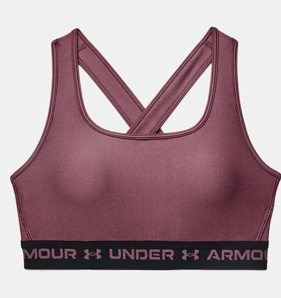 Mor Kadın Armour® Mid Çapraz Sırtlı Spor Sütyeni