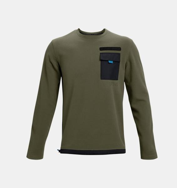 Yeşil Erkek ColdGear® Infrared Utility Crew