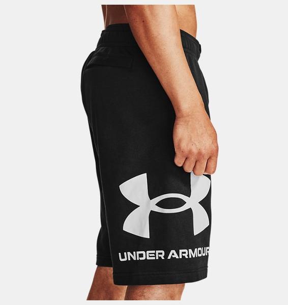 Siyah Erkek UA Rival Fleece Big Logo Şort