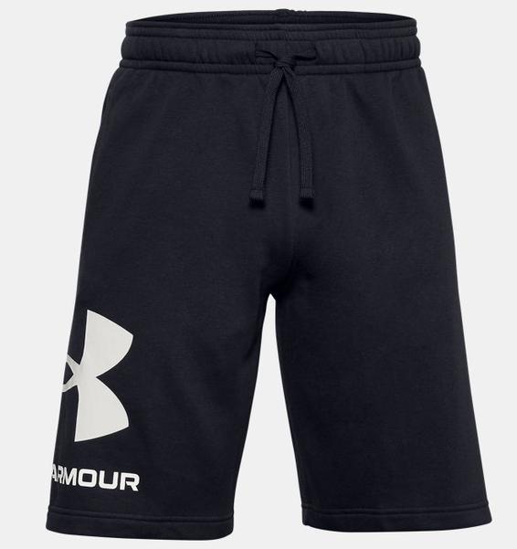Siyah Erkek UA Rival Fleece Big Logo Şort