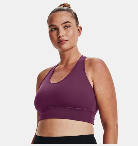 Mor Kadın UA RUSH™ Long Line Spor Sütyeni