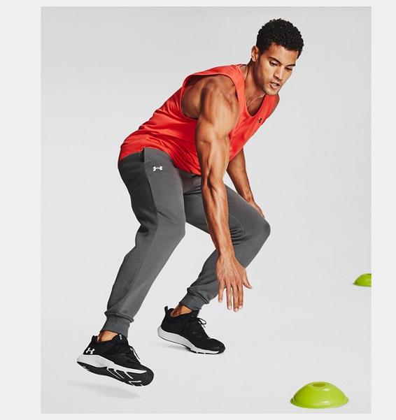 Gri Erkek UA Rival Cotton Eşofman Altı