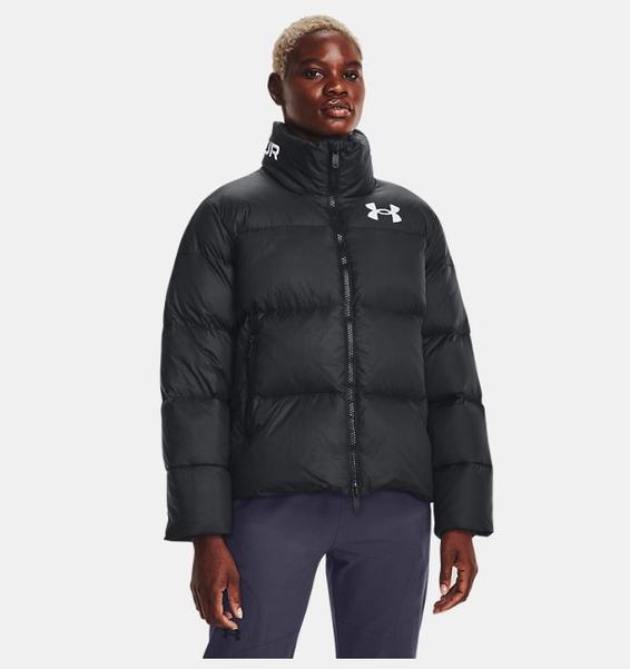 Siyah Kadın UA Armour Down Şişme Mont