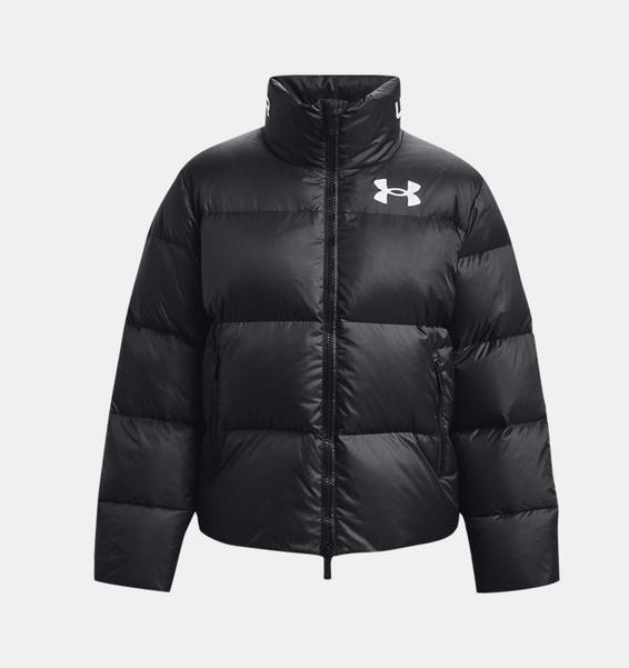 Siyah Kadın UA Armour Down Şişme Mont