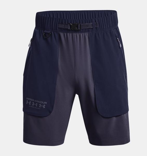 Lacivert Erkek UA Koşu Trail Şort