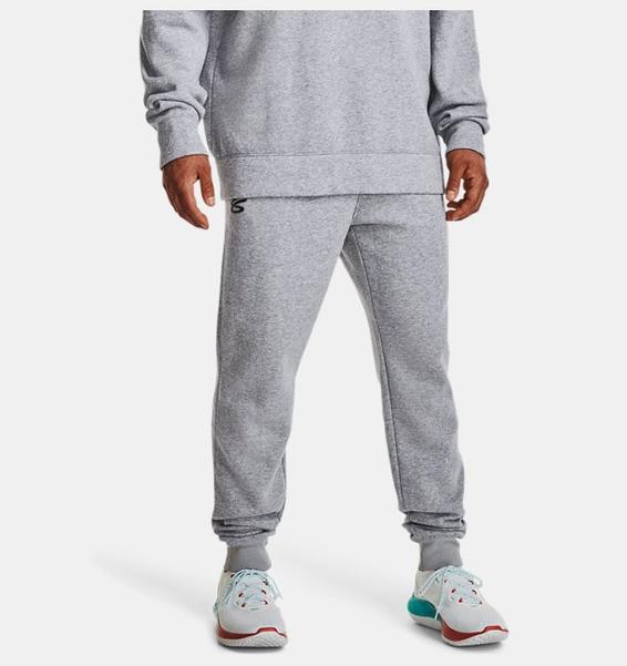 Gri Erkek Curry Fleece Eşofman Altı