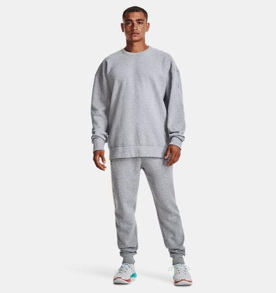 Gri Erkek Curry Fleece Eşofman Altı