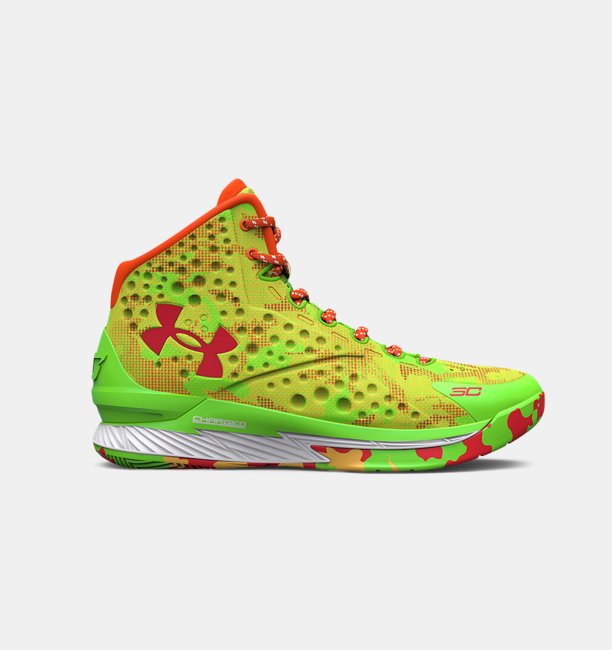 Unisex Curry 1 Sour Patch Kids Basketbol Ayakkabısı Yeşil