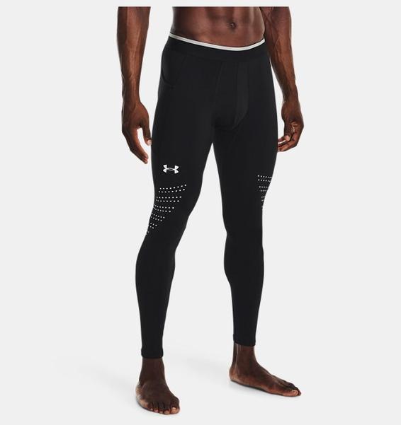 Siyah Erkek ColdGear® Armour Tayt