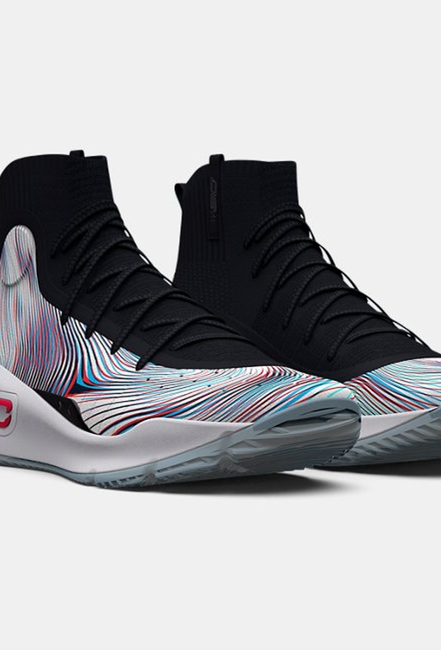 Erkek UA Curry 4 Basketbol Ayakkabısı Siyah 191480140307 | Under