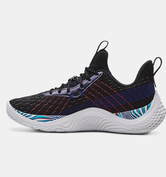 Siyah Unisex Curry Flow 10 'More Magic' Basketbol Ayakkabısı