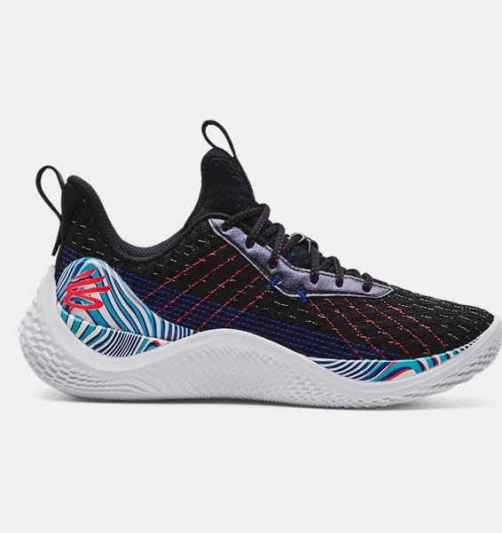 Siyah Unisex Curry Flow 10 'More Magic' Basketbol Ayakkabısı