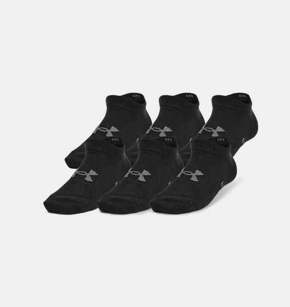 Siyah Çocuk UA Essential 6’lı Paket No Show Çorap