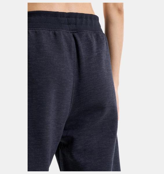 Siyah Kadın UA Essential Fleece Baskılı Eşofman Altı