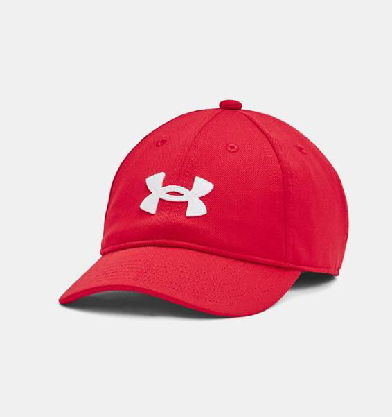 Kırmızı Erkek Çocuk UA Blitzing Ayarlanabilir Şapka